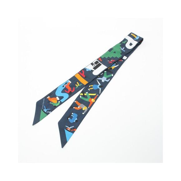 Pre Loved Hermes Luxurious Figures Libres Silk Scarf - Picture 4 of 5